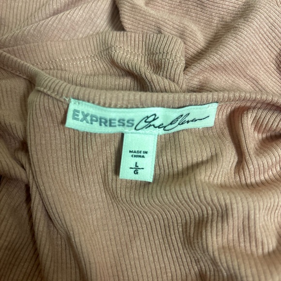 Express Strappy Tank Top | Size Large | Mauve Pink - Picture 3 of 5